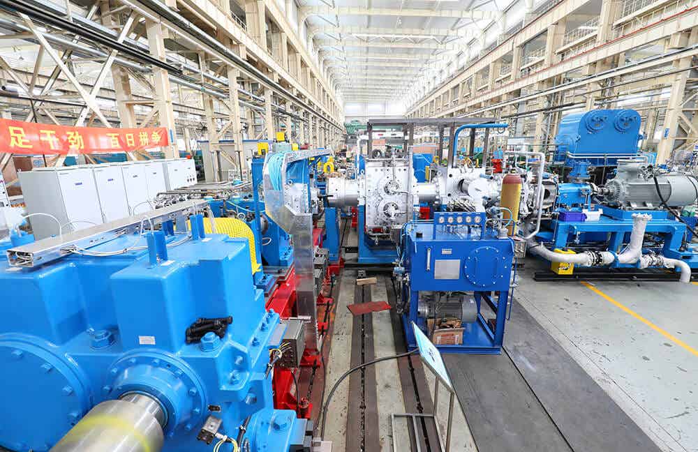 大橡塑異向雙支撐擠壓造粒機組 大橡塑異向雙支撐擠壓造粒機組